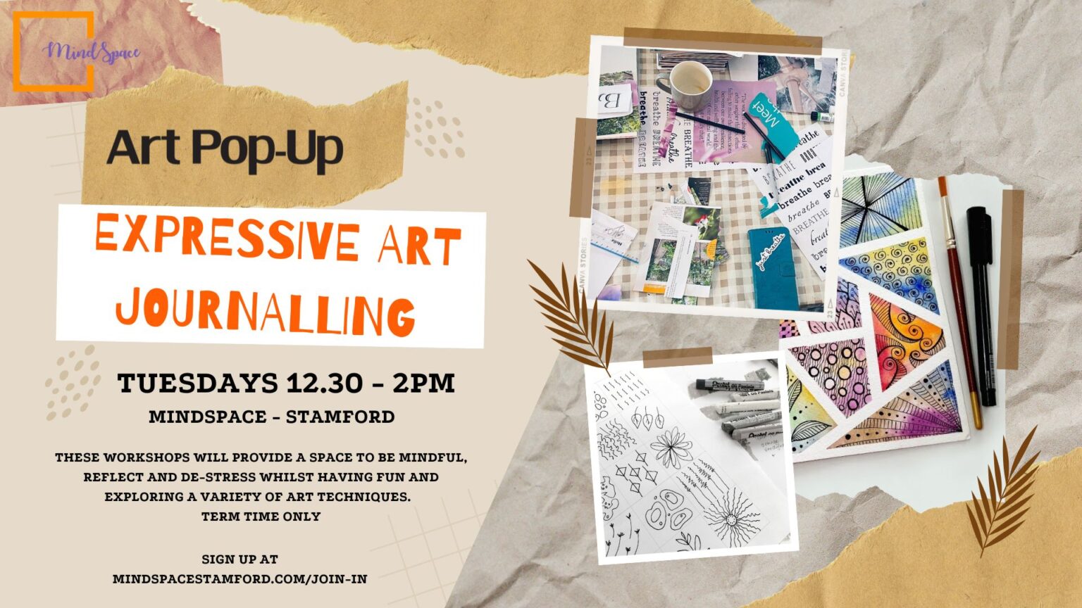 How Are You Lincolnshire | Expressive Art Journaling - Art Pop-Up